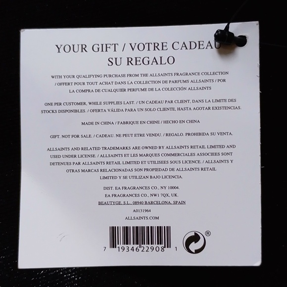 Allsaints All Saints Large Black Silky Tote bag - Picture 9 of 9